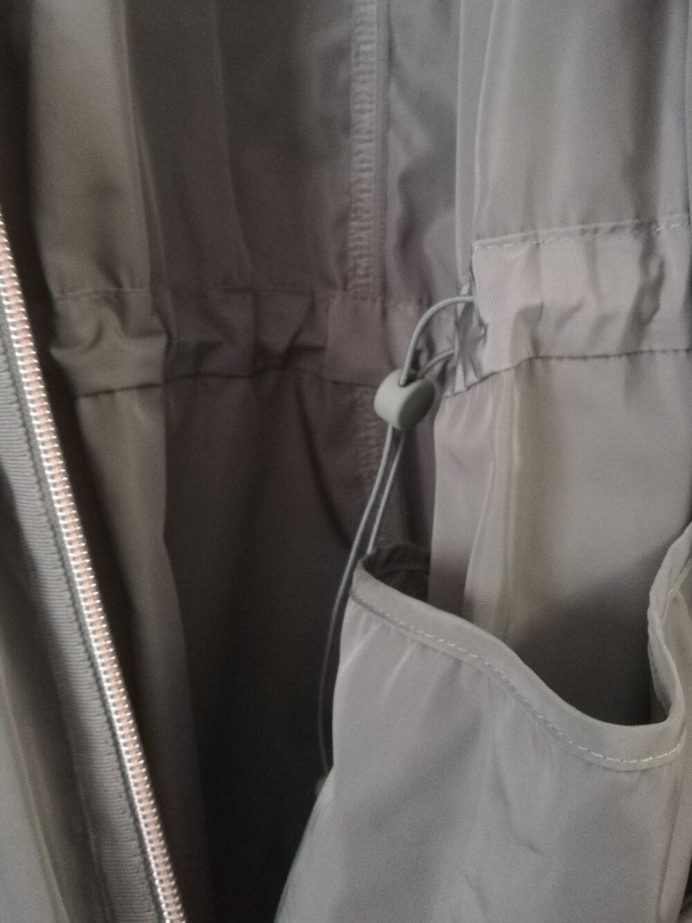 Womens Hooded Anorak Jacket in Slate Gray - Picture 8 of 11